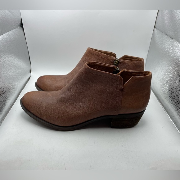 Lucky Brand Bardon 2 Women's Tan Ankle Boots size 7.5 - Picture 1 of 10